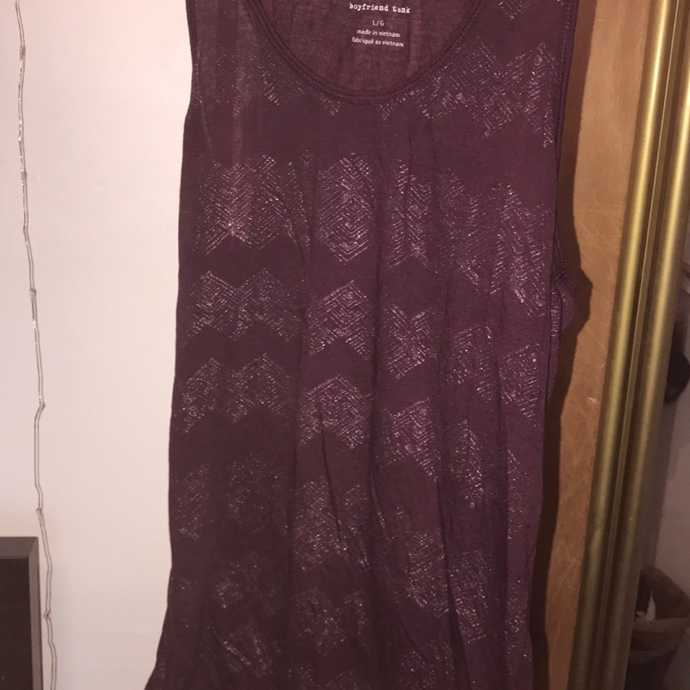 American Eagle Sparkle Racerback